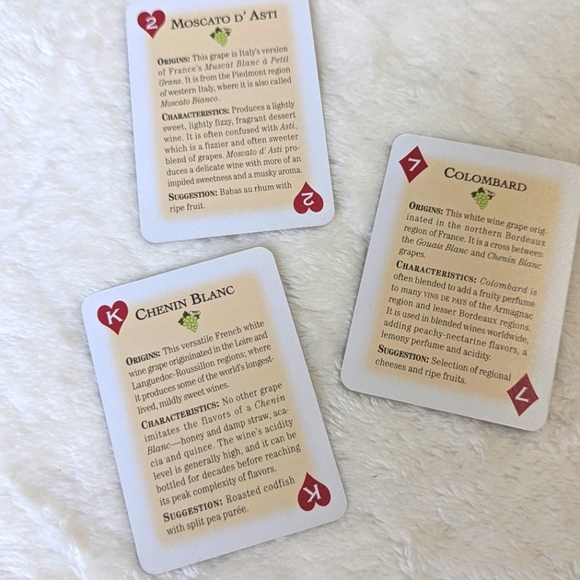 Brand New Playing Cards - 2 Decks Themed White Wine and Red Wine - Picture 6 of 6